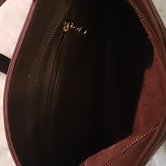 Vintage Coach Crossbody Brown Leather EUC! 9802 - Picture 6 of 7